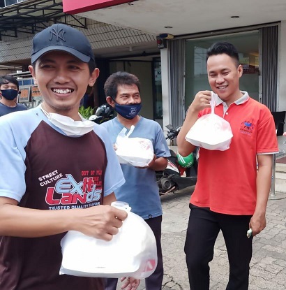 Horeee sudah dapat, terima kasih ujarnya--